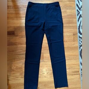 Theory Women's Black Straight Leg Pants